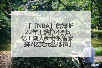 「NBA」詹姆斯22年工龄挣不到5亿！湖人新老板曾豪掷7亿美元签球员