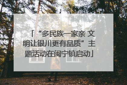 “多民族一家亲 文明让银川更有品质”主题活动在闽宁镇启动