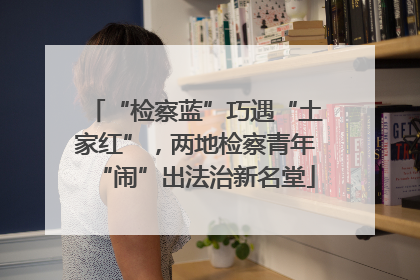 “检察蓝”巧遇“土家红”，两地检察青年“闹”出法治新名堂