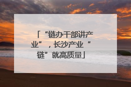“链办干部讲产业”，长沙产业“链”就高质量