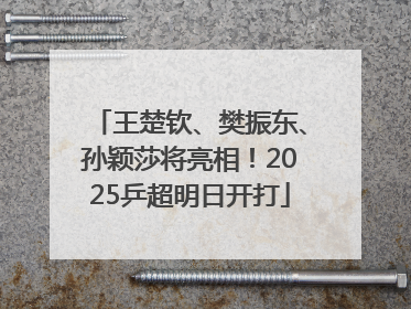 王楚钦、樊振东、孙颖莎将亮相！2025乒超明日开打