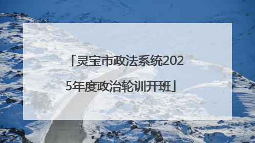 灵宝市政法系统2025年度政治轮训开班
