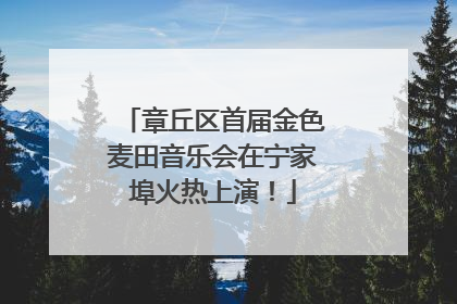 章丘区首届金色麦田音乐会在宁家埠火热上演！