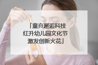 童真邂逅科技 红升幼儿园文化节激发创新火花