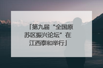 第九届“全国原苏区振兴论坛”在江西泰和举行