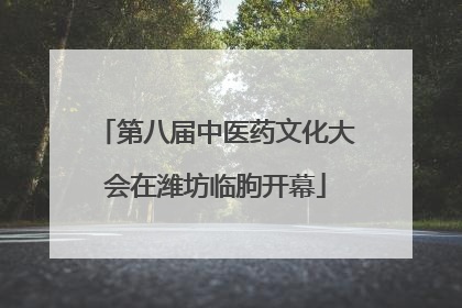 第八届中医药文化大会在潍坊临朐开幕