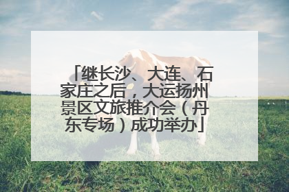 继长沙、大连、石家庄之后，大运扬州景区文旅推介会（丹东专场）成功举办