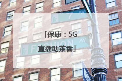 保康：5G直播助茶香