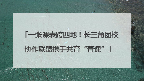 一张课表跨四地！长三角团校协作联盟携手共育“青课”