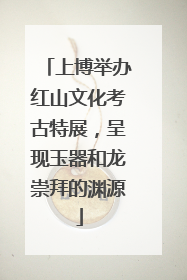 上博举办红山文化考古特展，呈现玉器和龙崇拜的渊源