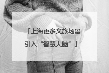 上海更多文旅场景引入“智慧大脑”