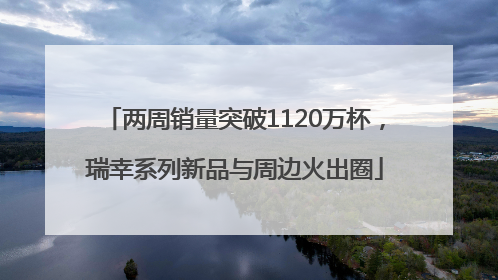 两周销量突破1120万杯，瑞幸系列新品与周边火出圈