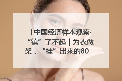 中国经济样本观察·“镇”了不起｜为衣做架，“挂”出来的80亿元“衣架产业”