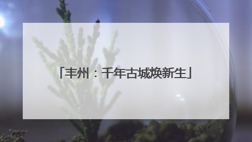 丰州：千年古城焕新生