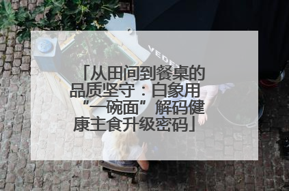从田间到餐桌的品质坚守：白象用“一碗面”解码健康主食升级密码