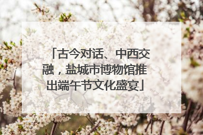 古今对话、中西交融，盐城市博物馆推出端午节文化盛宴