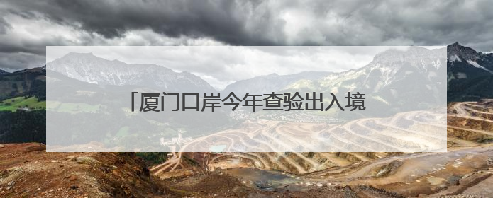 厦门口岸今年查验出入境旅客量突破200万人次