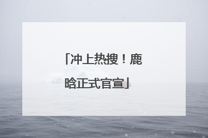 冲上热搜！鹿晗正式官宣