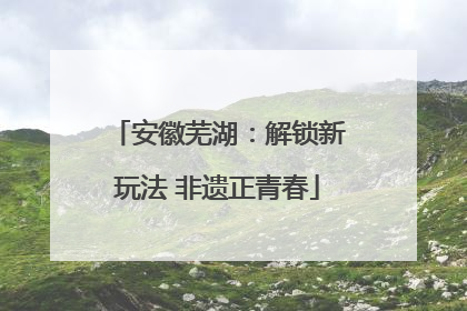 安徽芜湖：解锁新玩法 非遗正青春