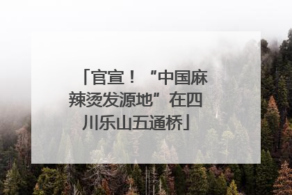 官宣！“中国麻辣烫发源地”在四川乐山五通桥