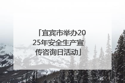 宜宾市举办2025年安全生产宣传咨询日活动