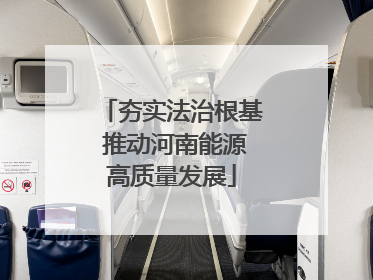夯实法治根基 推动河南能源高质量发展