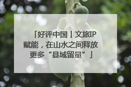 好评中国丨文旅IP赋能，在山水之间释放更多“县域留量”