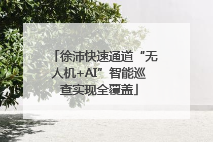 徐沛快速通道“无人机+AI”智能巡查实现全覆盖