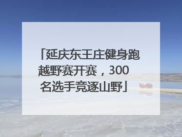 延庆东王庄健身跑越野赛开赛，300名选手竞逐山野