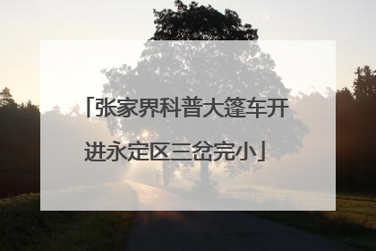 张家界科普大篷车开进永定区三岔完小