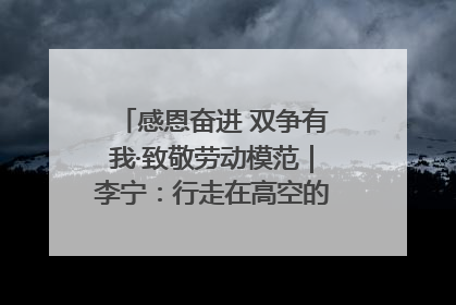 感恩奋进 双争有我·致敬劳动模范｜李宁：行走在高空的“电网卫士”