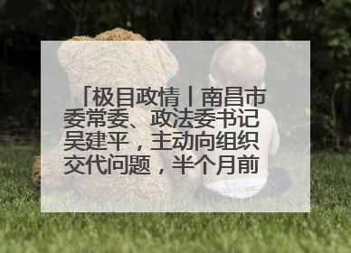 极目政情丨南昌市委常委、政法委书记吴建平，主动向组织交代问题，半个月前还在出席会议