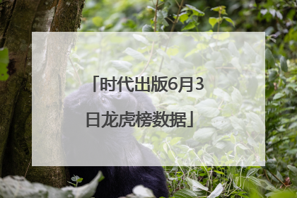 时代出版6月3日龙虎榜数据
