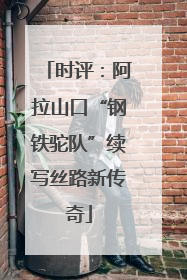 时评：阿拉山口“钢铁驼队”续写丝路新传奇