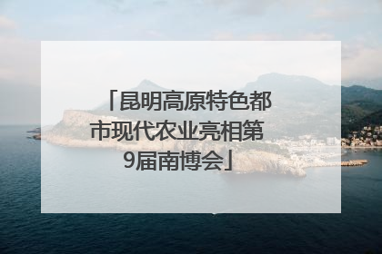 昆明高原特色都市现代农业亮相第9届南博会