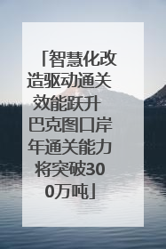 智慧化改造驱动通关效能跃升 巴克图口岸年通关能力将突破300万吨