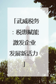 武威税务：税惠赋能 激发企业发展新活力