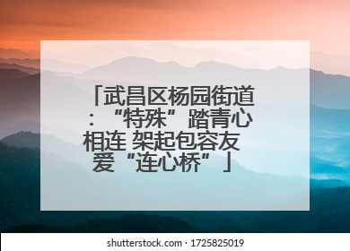 武昌区杨园街道：“特殊”踏青心相连 架起包容友爱“连心桥”