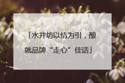 水井坊以情为引，酿就品牌“走心”佳话