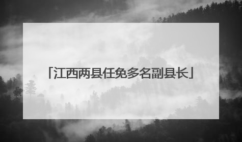 江西两县任免多名副县长