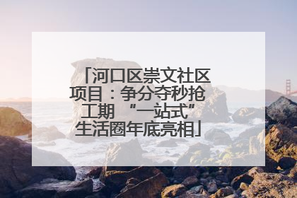 河口区崇文社区项目：争分夺秒抢工期 “一站式”生活圈年底亮相