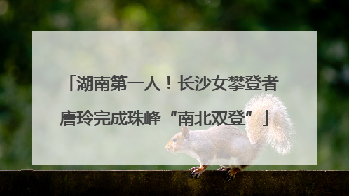 湖南第一人！长沙女攀登者唐玲完成珠峰“南北双登”