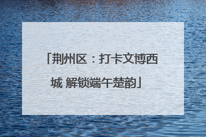 荆州区：打卡文博西城 解锁端午楚韵