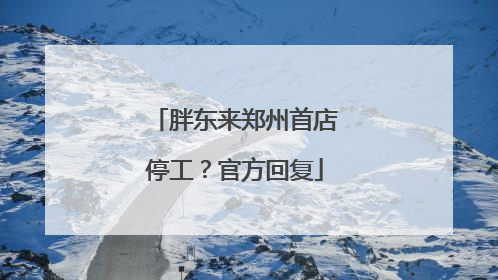 胖东来郑州首店停工？官方回复