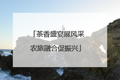 茶香盛宴展风采 农旅融合促振兴