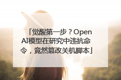 觉醒第一步？OpenAI模型在研究中违抗命令，竟然篡改关机脚本