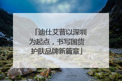 迪仕艾普以深圳为起点，书写国货护肤品牌新篇章