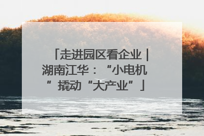 走进园区看企业｜湖南江华：“小电机”撬动“大产业”