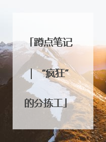 蹲点笔记｜“疯狂”的分拣工