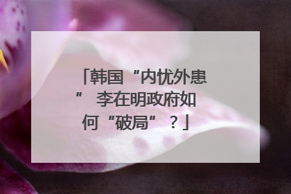 韩国“内忧外患” 李在明政府如何“破局”？